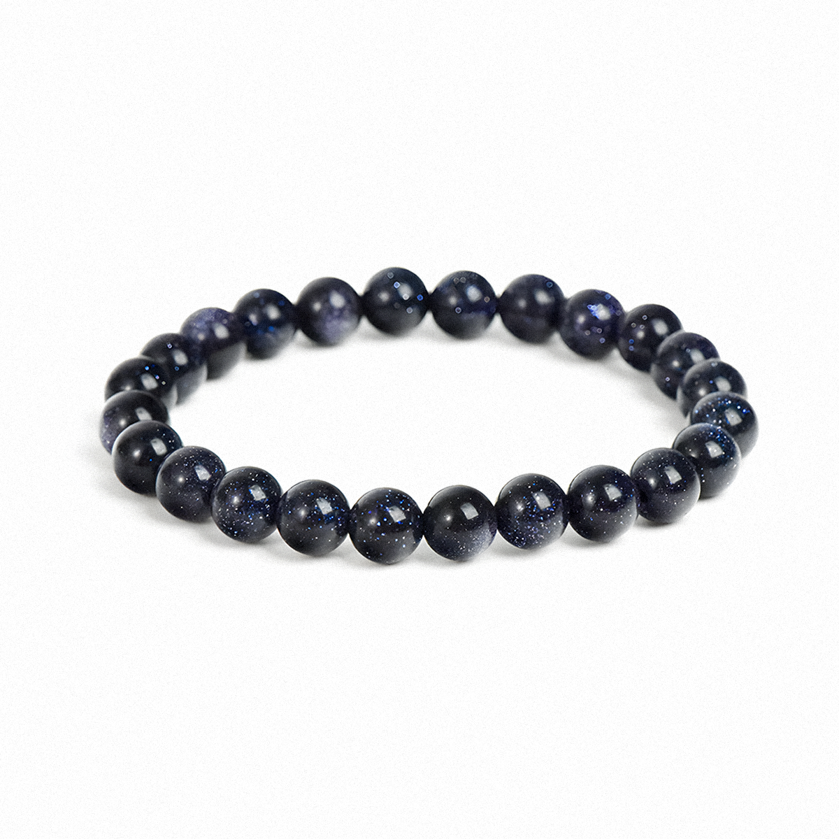 ​​Blue Sandstone Beads Bracelet – Calm in the Storm​​