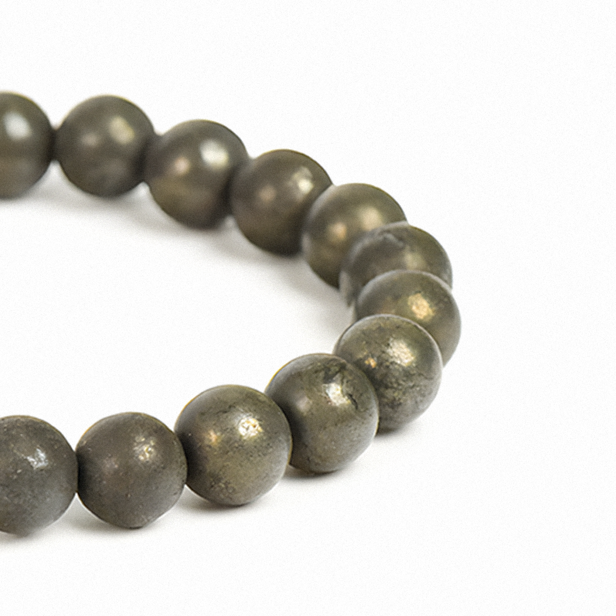 ​​Chalcopyrite Beads Bracelet – The Wealth Frequency​​