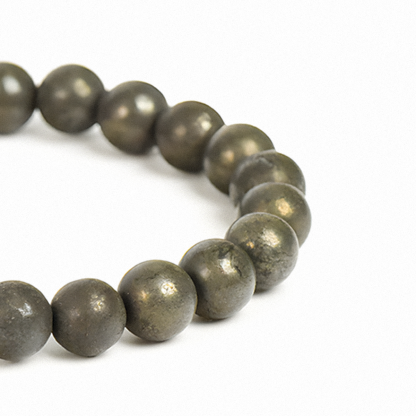 ​​Chalcopyrite Beads Bracelet – The Wealth Frequency​​