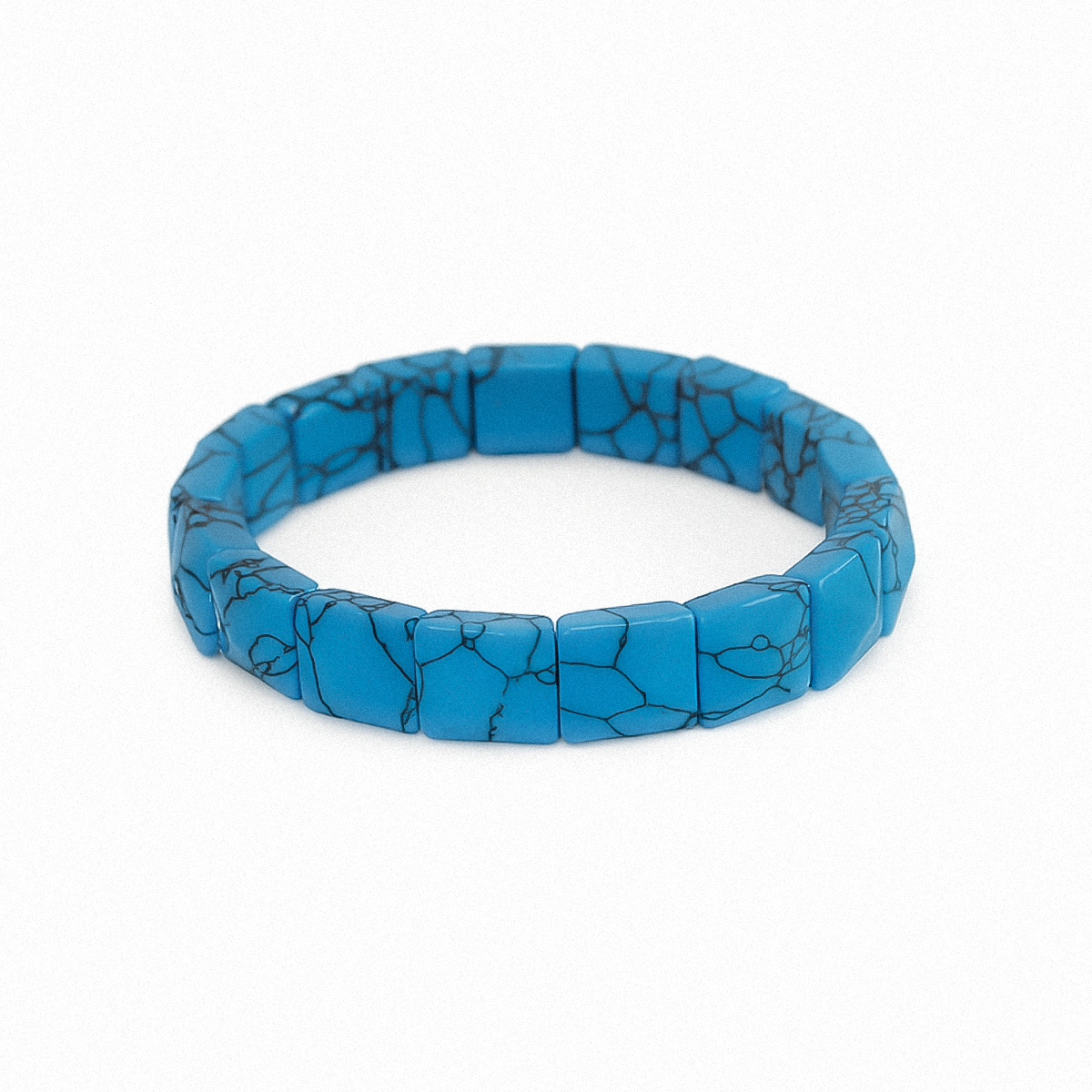 Turquoise Flat Beaded Bracelet – The Stone of Protection