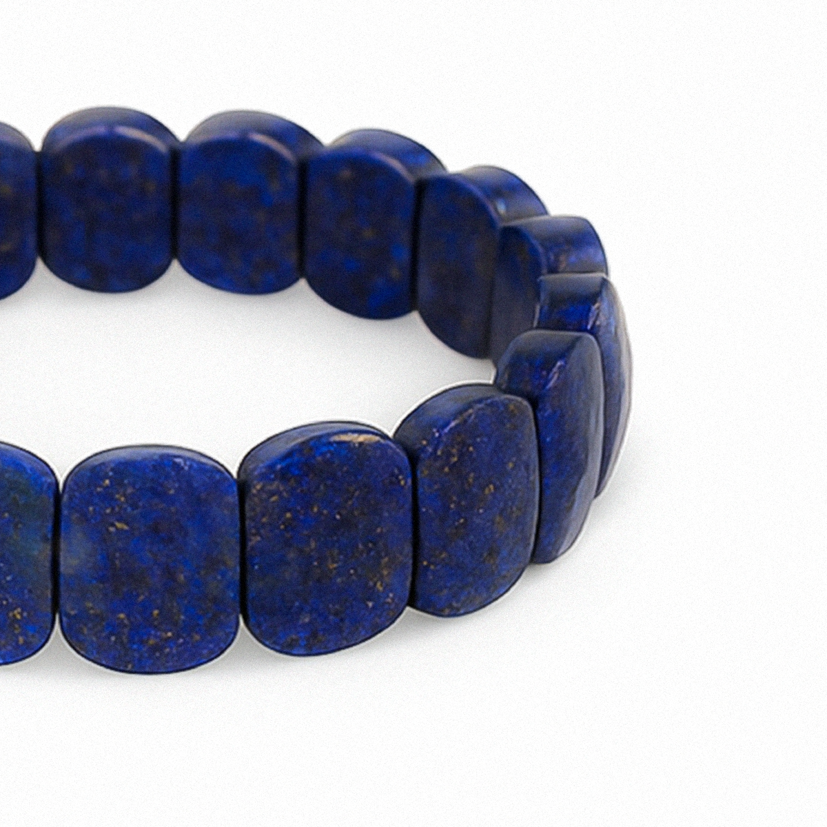 Lapis Lazuli Flat Beaded Bracelet – The Stone of Heaven