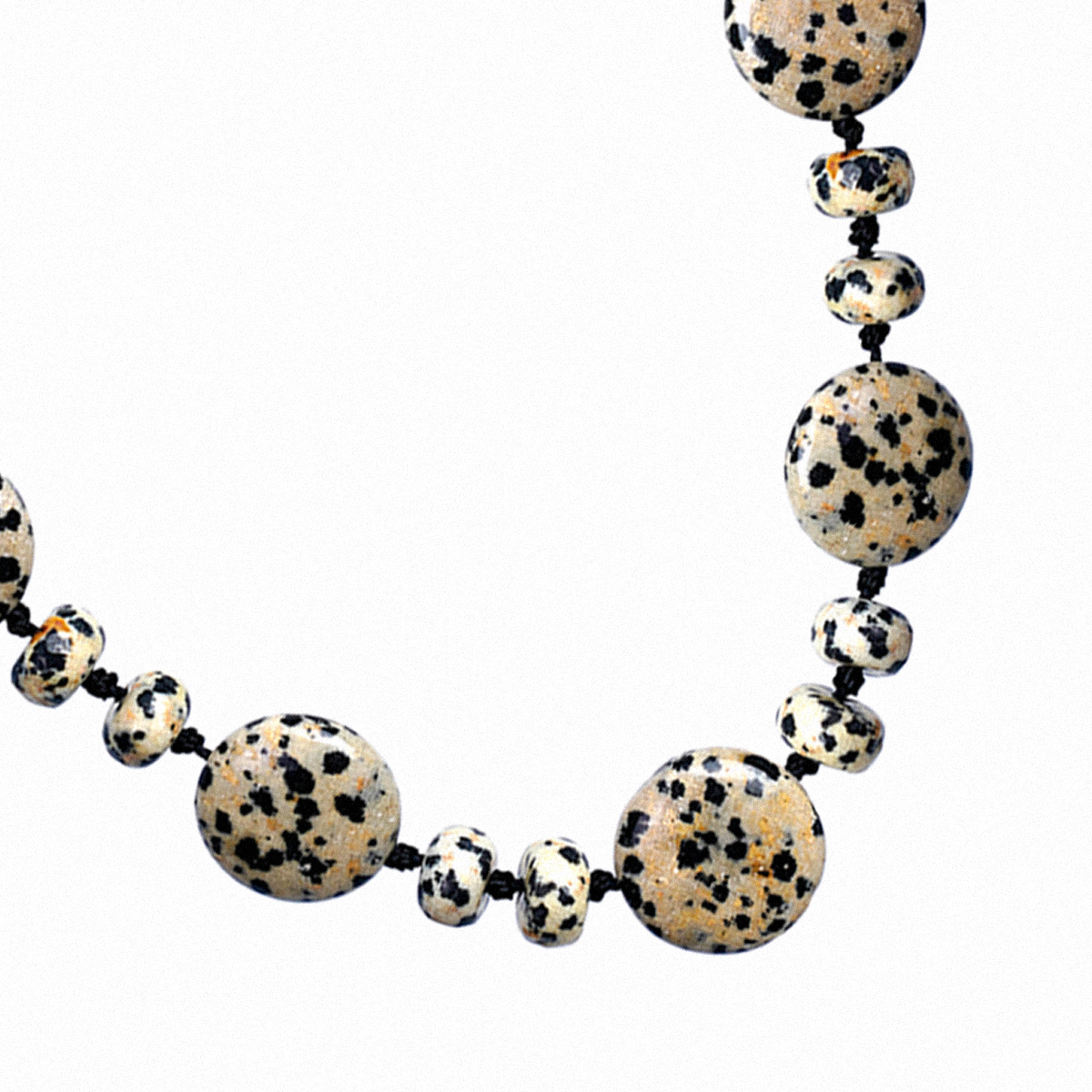 Dalmatian Jasper Harmony Necklace - The Bloom of Good Fortune