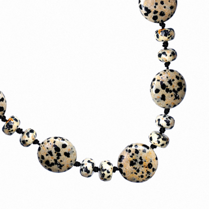 Dalmatian Jasper Harmony Necklace - The Bloom of Good Fortune