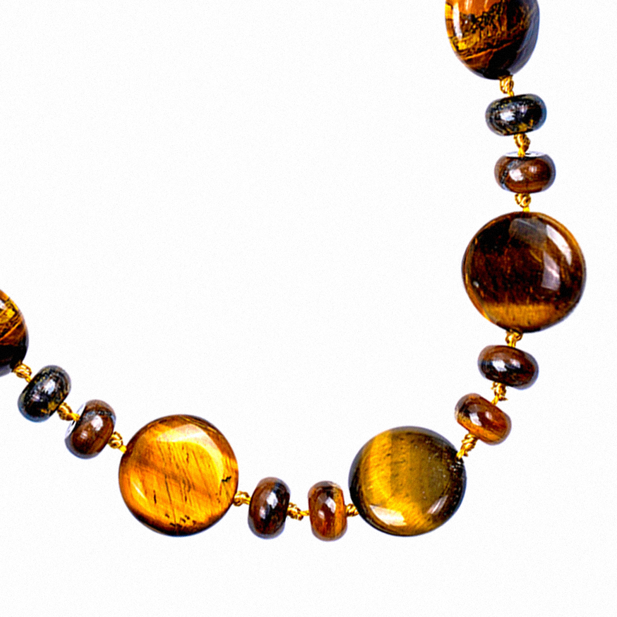 Tiger's Eye Lumina Necklace - The Glimmer of Insight