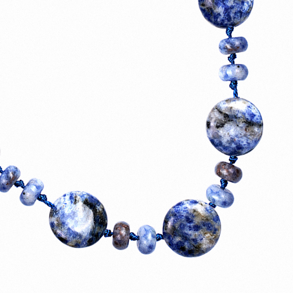 Blue Dot Oasis Necklace - The Whisper of Calm