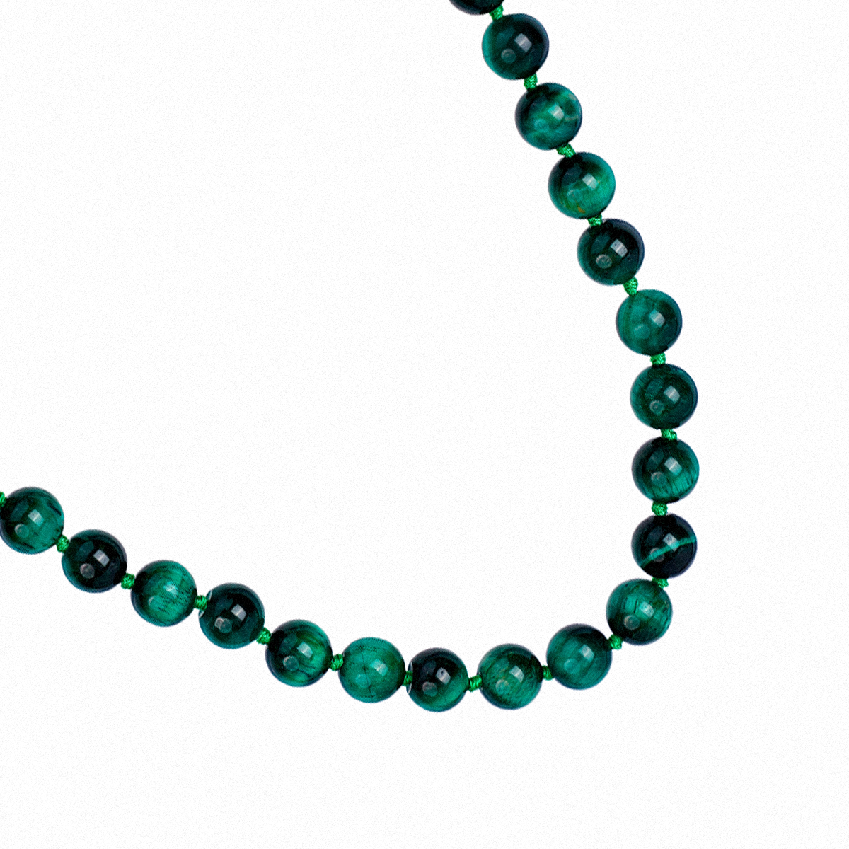 Green Tiger’s Eye Energy Necklace - The Source of Courage and Balance