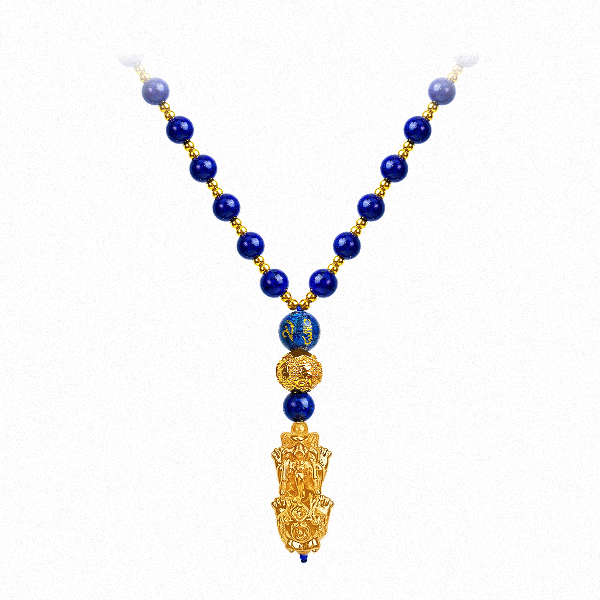 Lapis Lazuli Pixiu Pendant Necklace - The Essence of Wisdom and Wealth