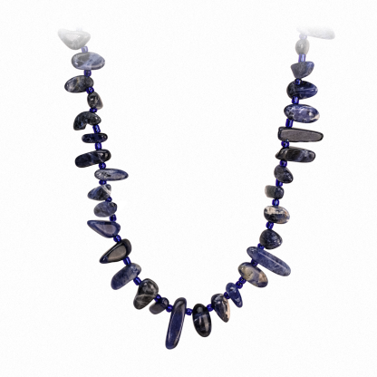 Blue-Vein Stone Necklace – The Mind’s Clarity