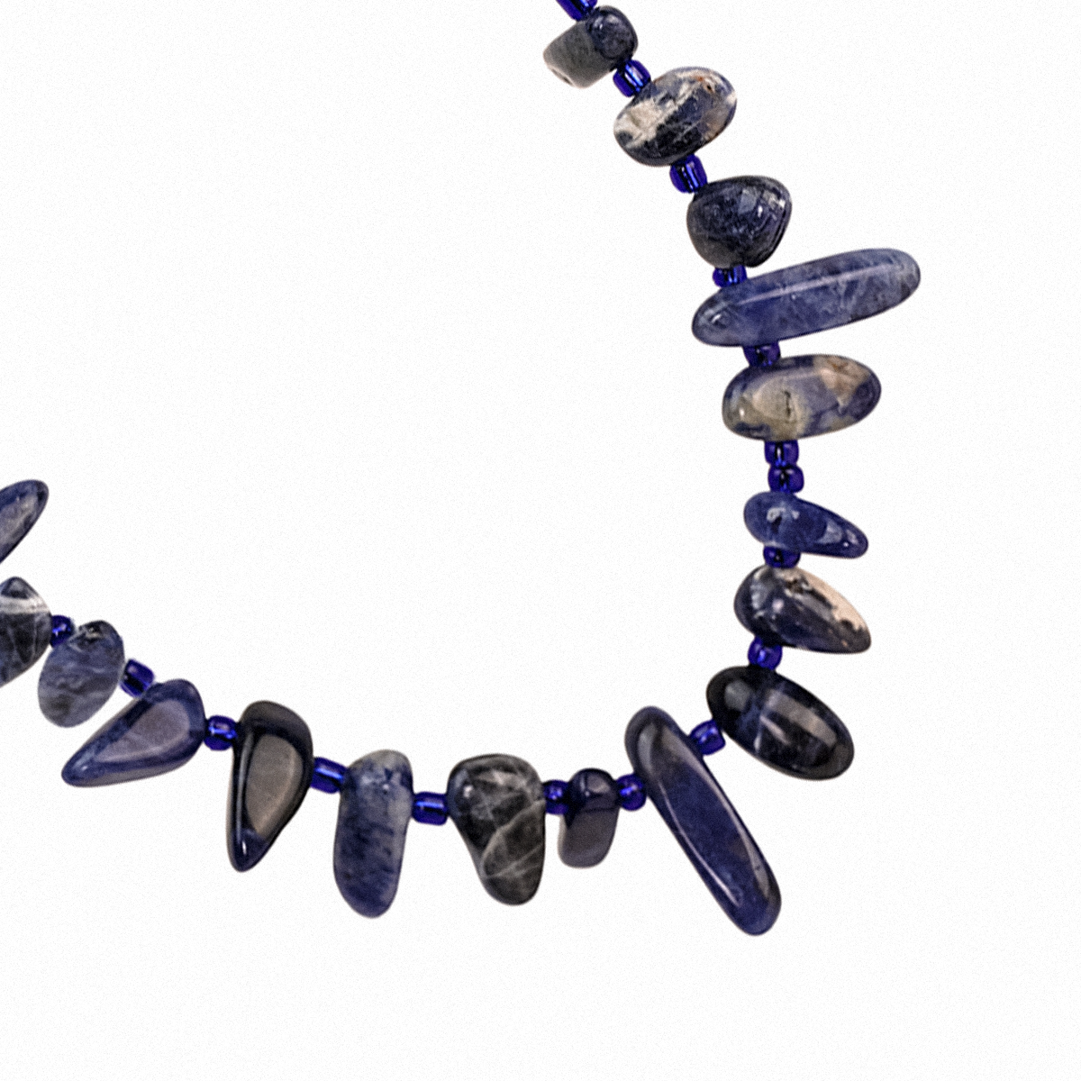 Blue-Vein Stone Necklace – The Mind’s Clarity