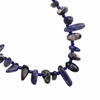 Blue-Vein Stone Necklace – The Mind’s Clarity