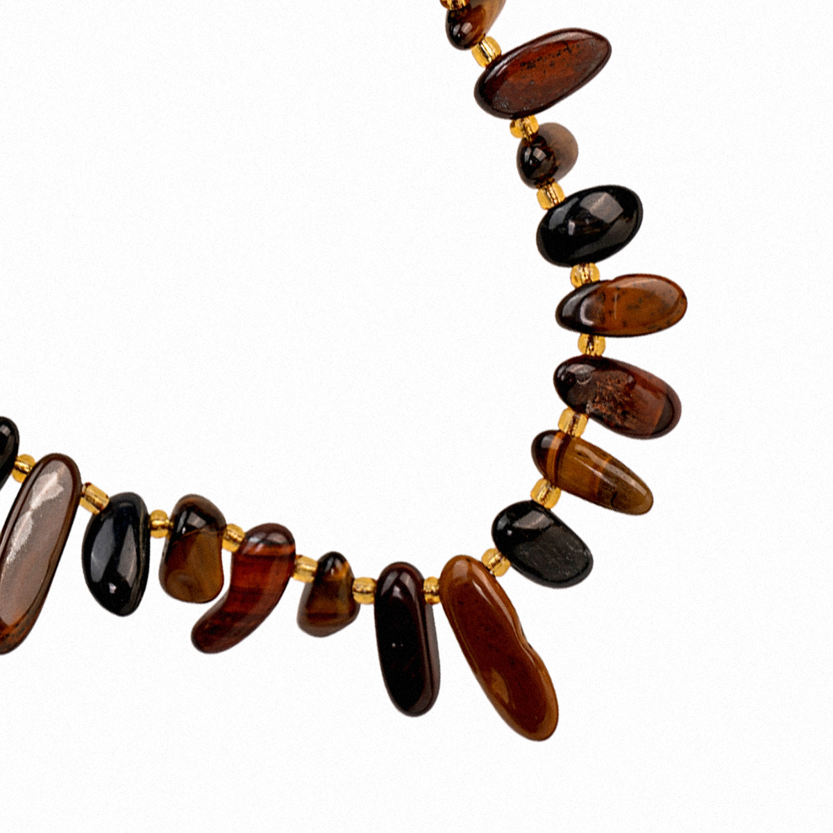 Tri-Color Tiger’s Eye Necklace – The Warrior’s Shield
