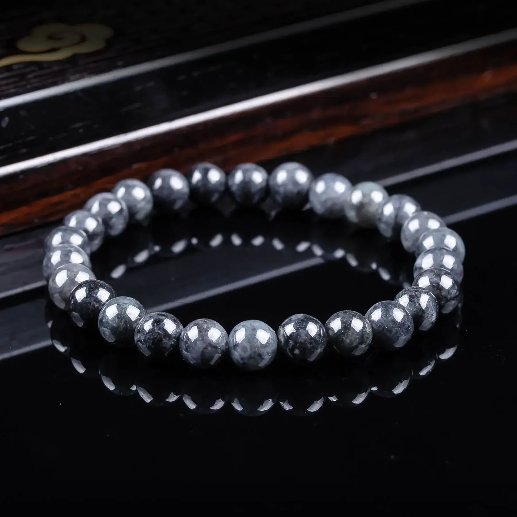 Black Jade Bracelet for Protection & Inner Peace