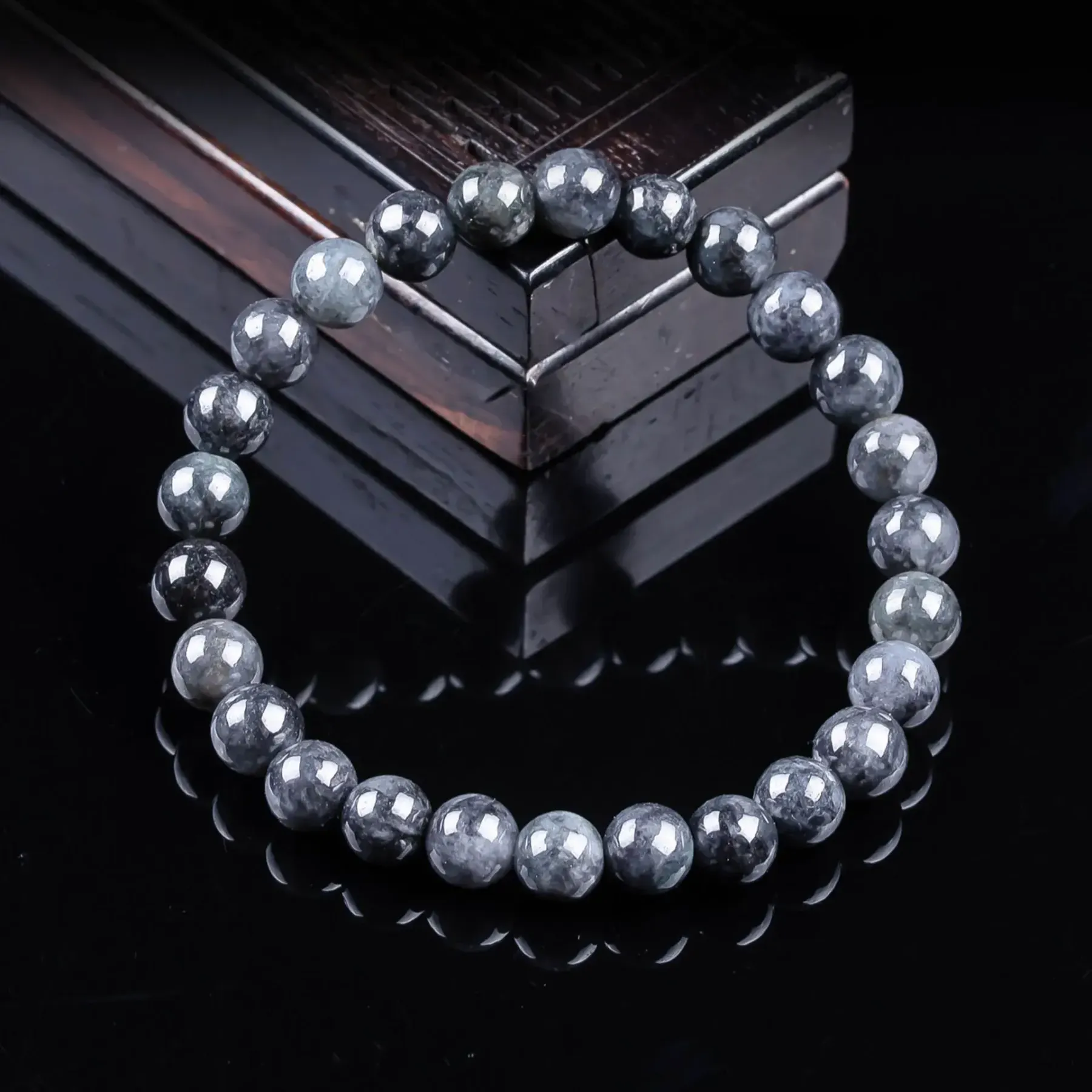 Black Jade Bracelet for Protection & Inner Peace