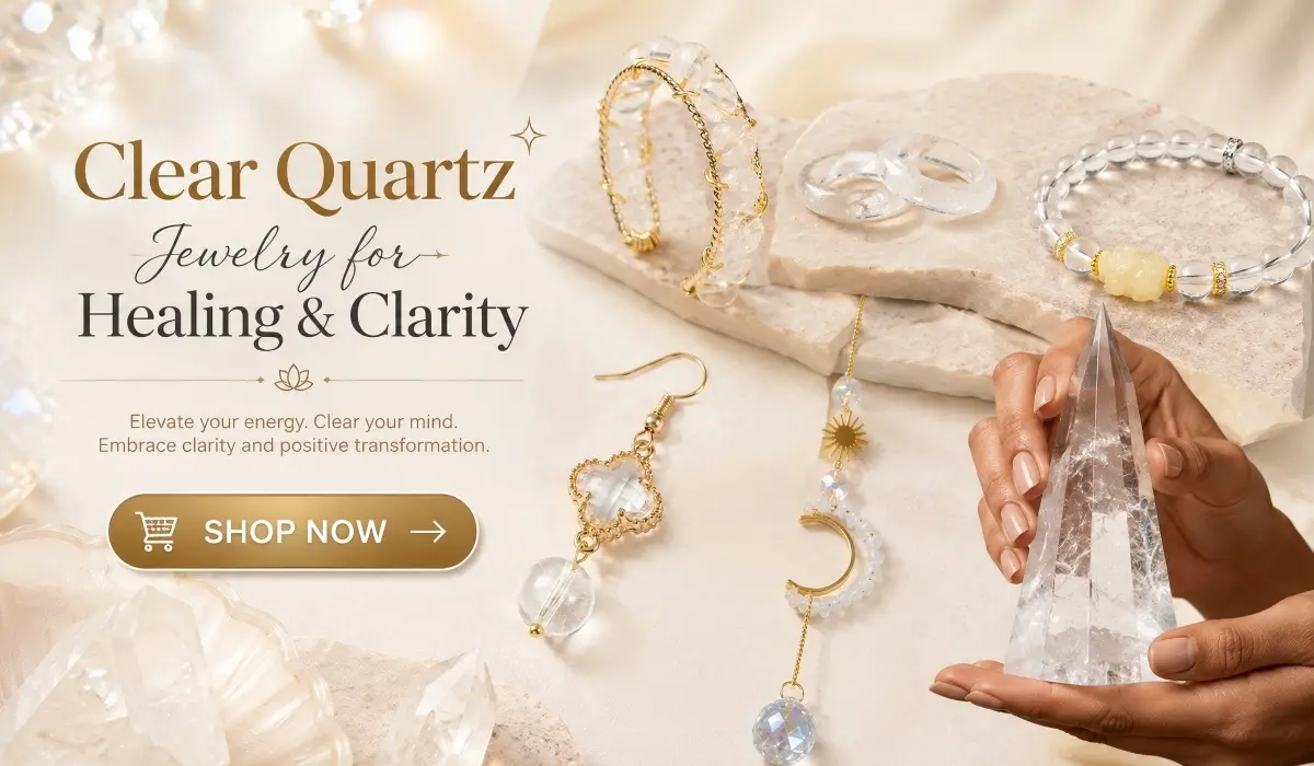Clear Quartz Jewelry for Healing & Clarity