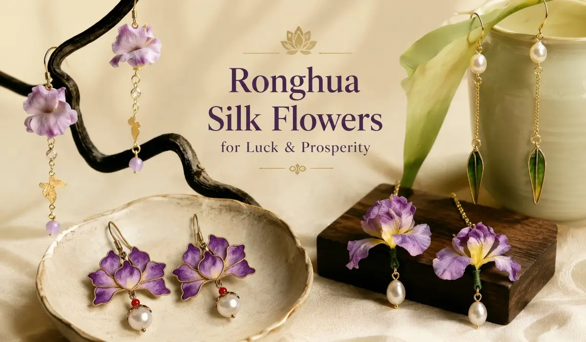 Ronghua Silk Flowers for Luck & Prosperity