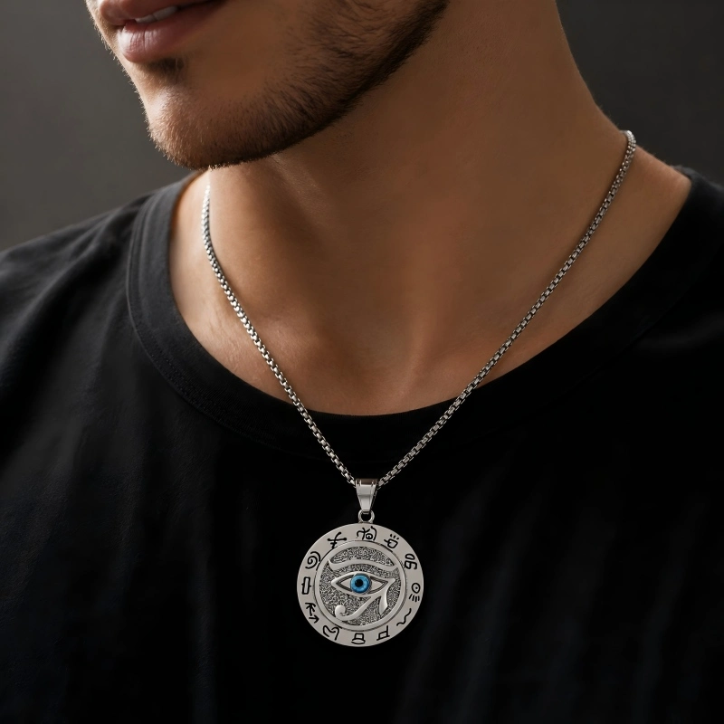 Eye of Horus Egyptian Amulet Pendant Necklace – Protection, Restoration & Spiritual Insight