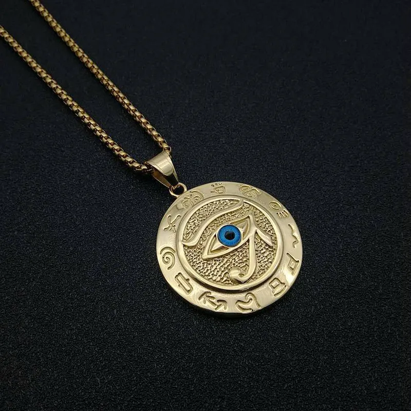 Eye of Horus Egyptian Amulet Pendant Necklace – Protection, Restoration & Spiritual Insight