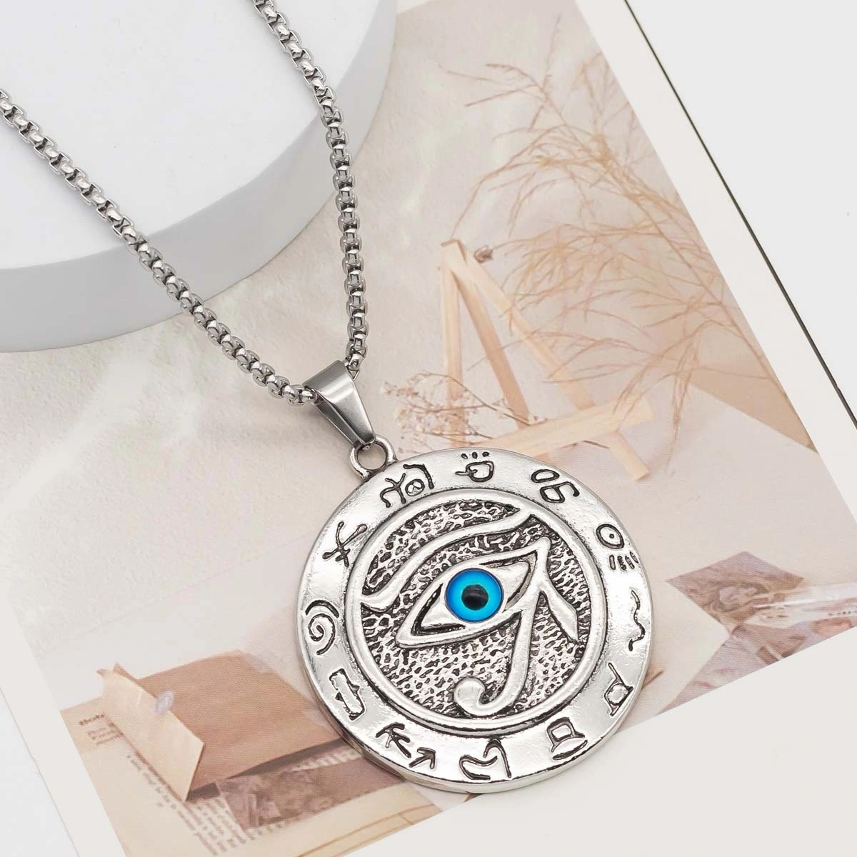 Eye of Horus Egyptian Amulet Pendant Necklace – Protection, Restoration & Spiritual Insight