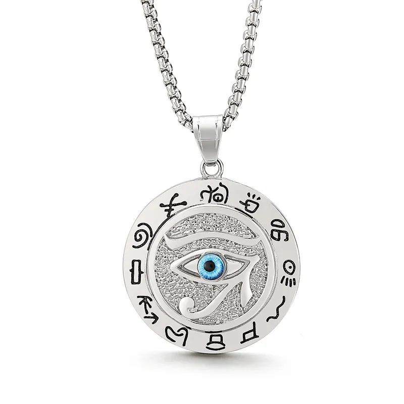 Eye of Horus Egyptian Amulet Pendant Necklace – Protection, Restoration & Spiritual Insight