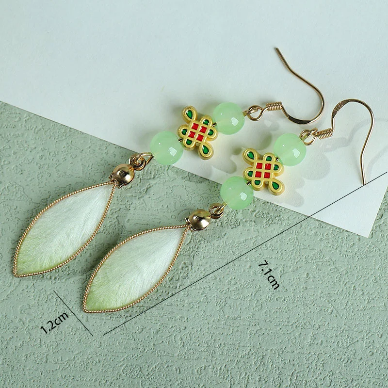 Handcrafted Silk Art Petal Blessing Dangle Earrings – 10 Colorful Designs