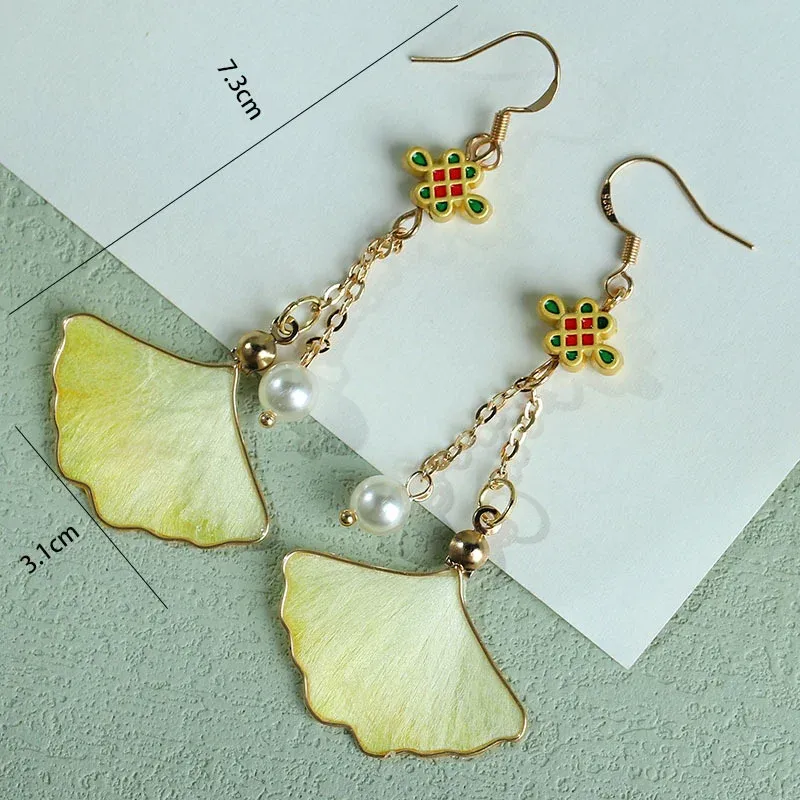 Handcrafted Silk Art Petal Blessing Dangle Earrings – 10 Colorful Designs
