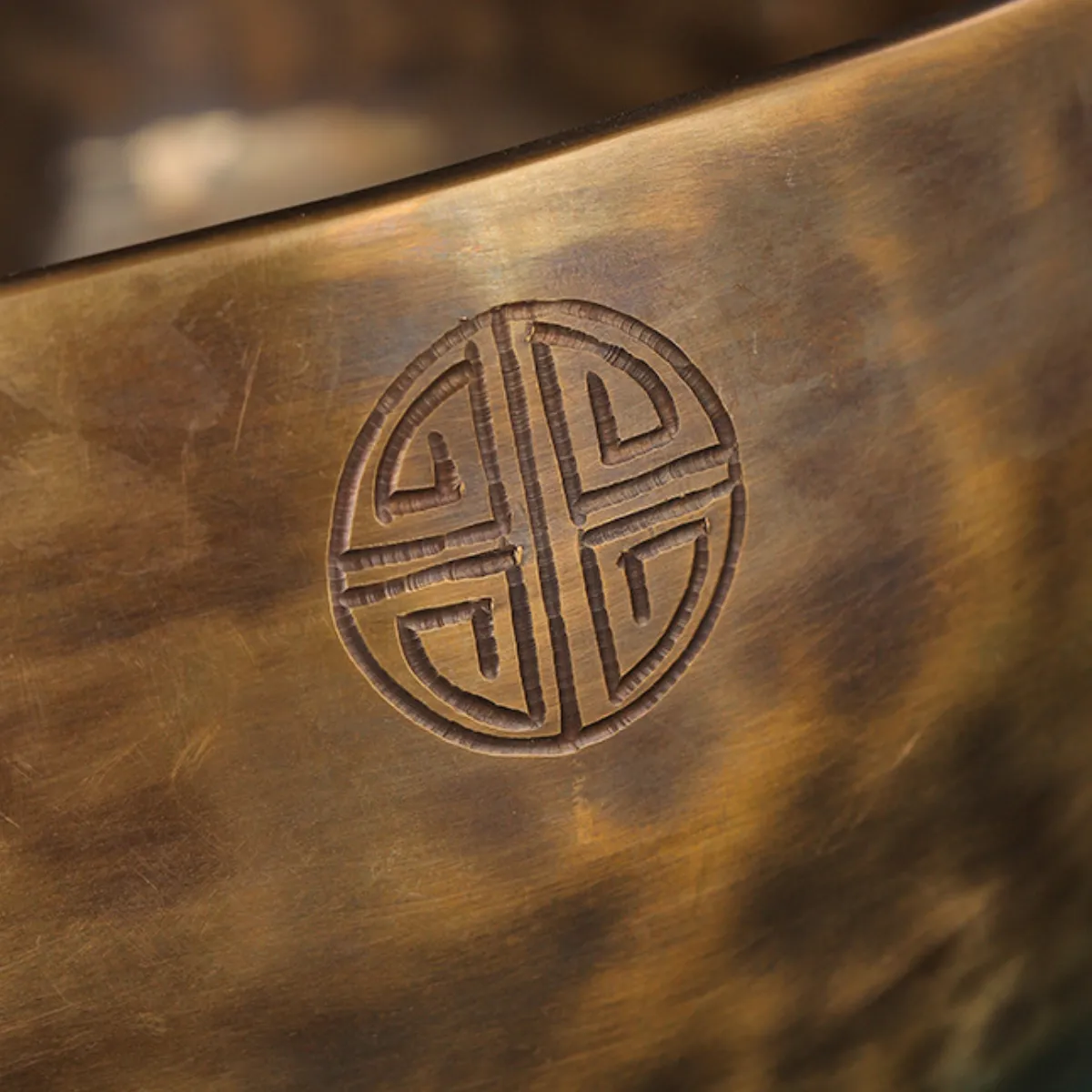 Handmade Nepalese Full Moon Singing Bowl for Sound Healing