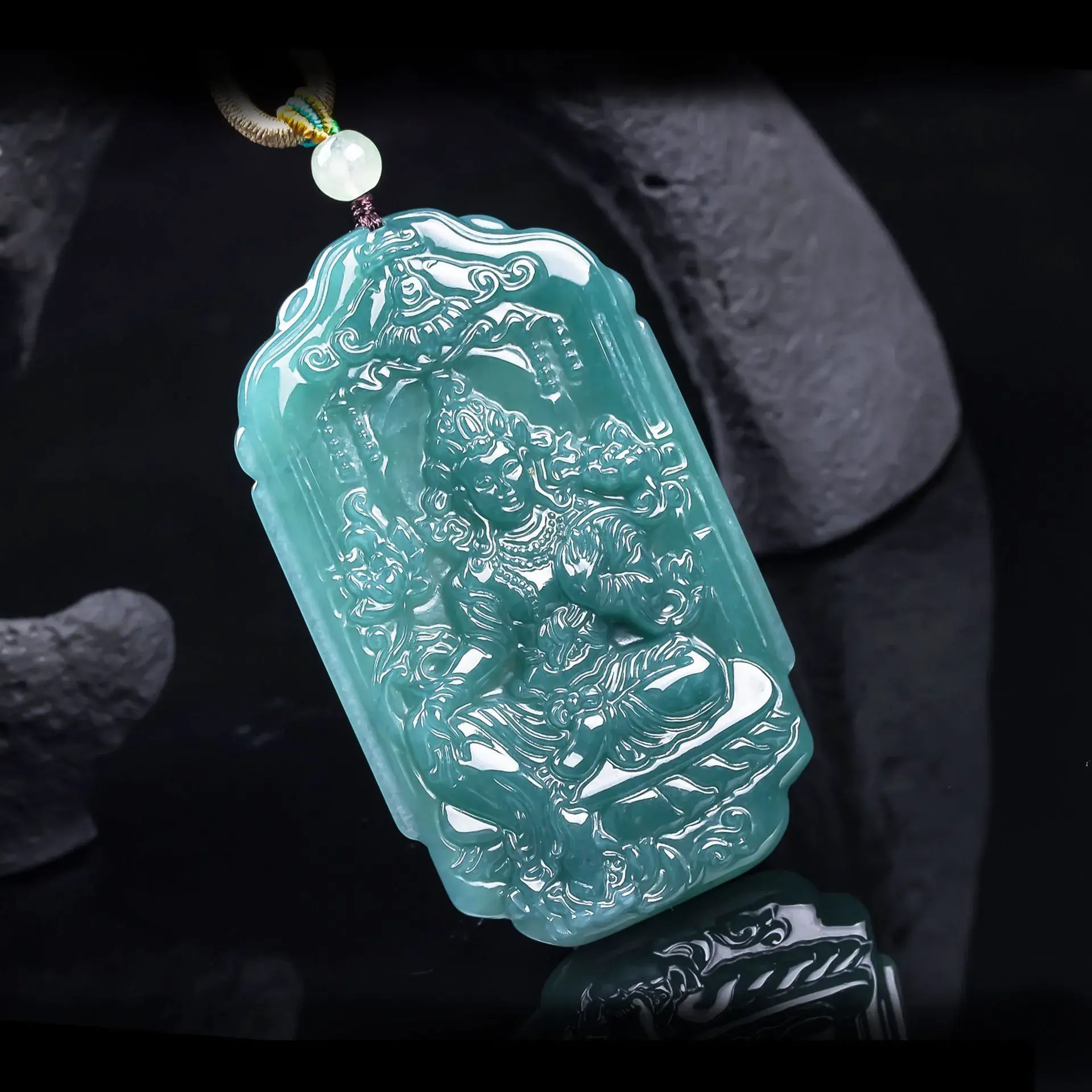 Jade Tara Guanyin Natural Jadeite Pendant – Compassion, Protection & Inner Peace