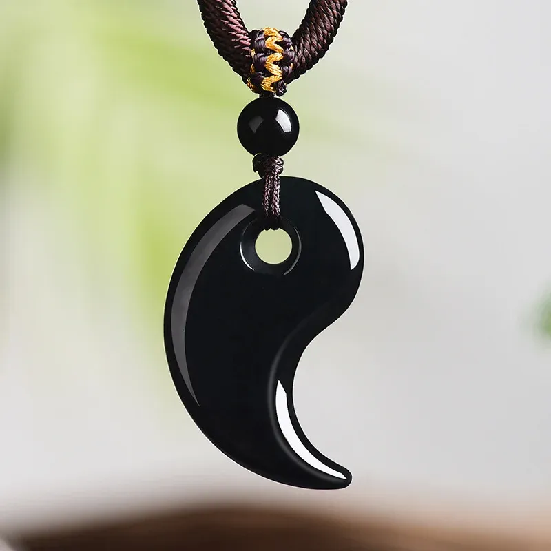 Jadeite Magatama Pendant Necklace | Four Colors