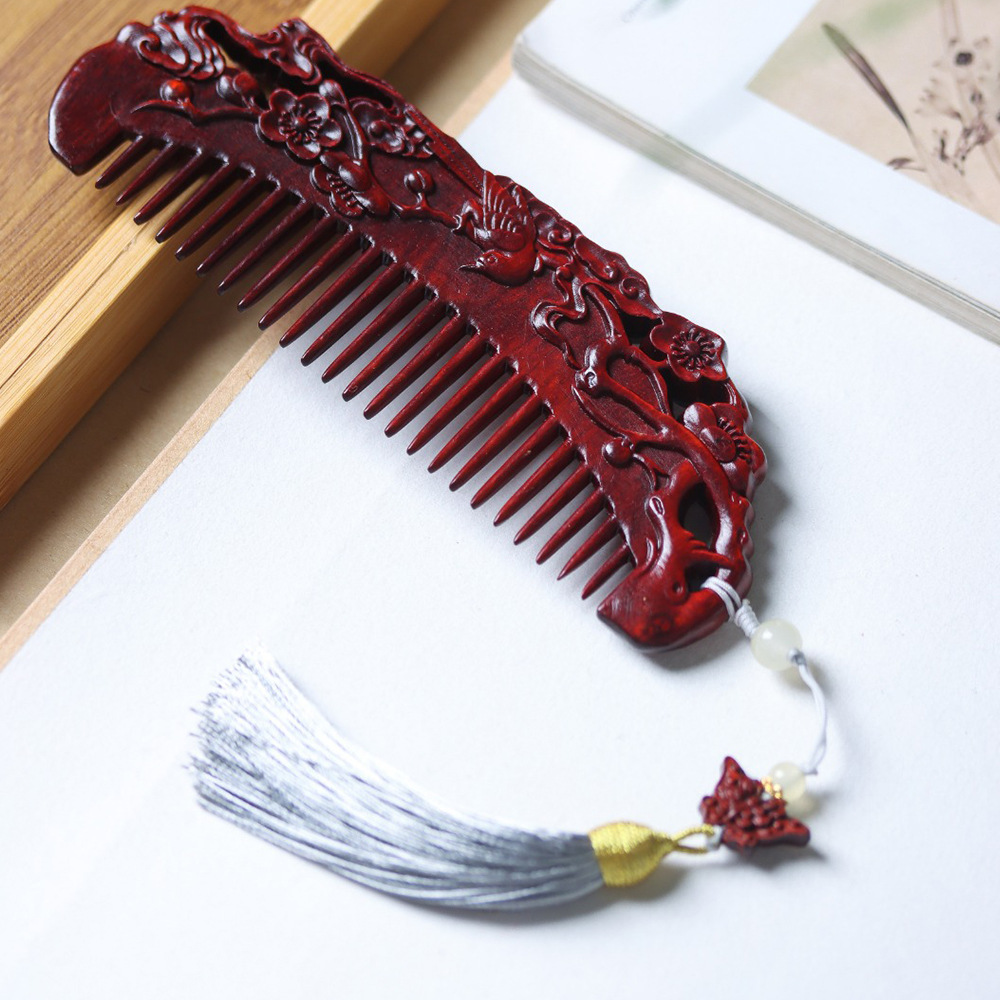 Joyful Magpie Indonesian Rosewood Comb – Timeless Elegance & Scalp Revitalization
