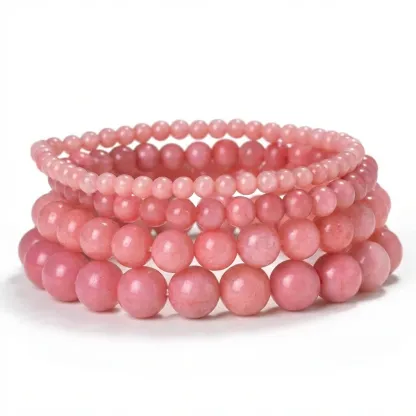 Natural Stone Handcrafted Bracelet – Finding Inner Peace & Radiant Luck