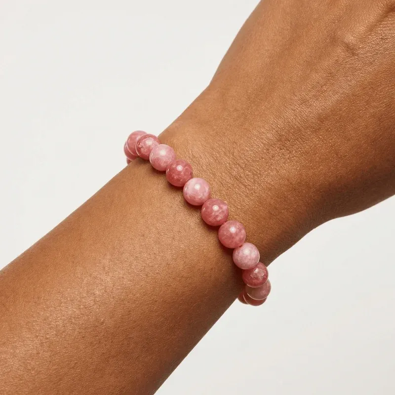 Natural Stone Handcrafted Bracelet – Finding Inner Peace & Radiant Luck