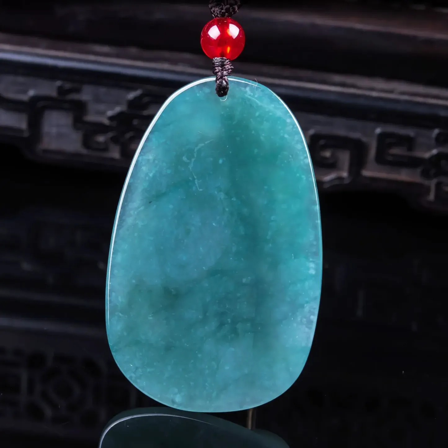 Nine-Tailed Fox Jadeite Necklace for Love, Charm & Protection