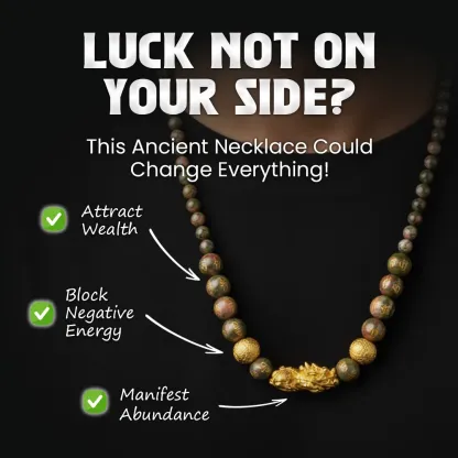 Chrysoprase Pixiu Fortune Necklace - The Bloom of Inner Peace