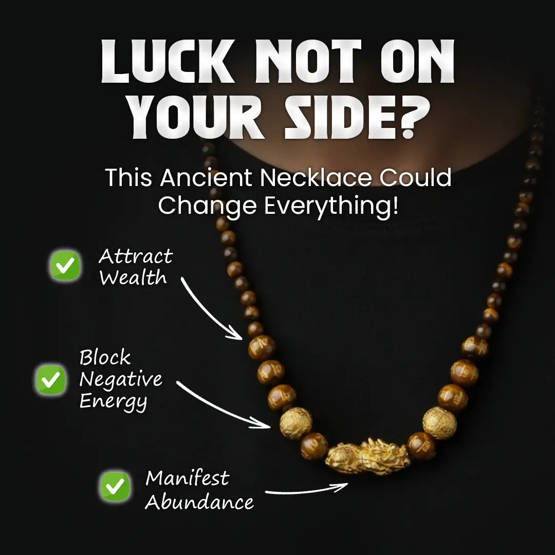 Tiger's Eye Pixiu Fortune Necklace - The Unyielding Gaze of Prosperity