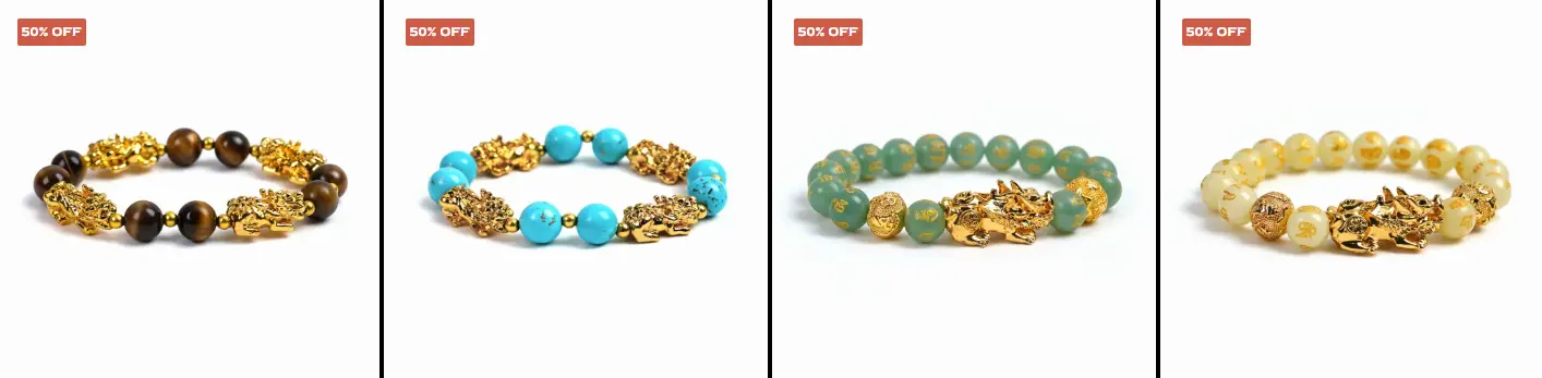 Pixiu Bracelets for Wealth & Protection