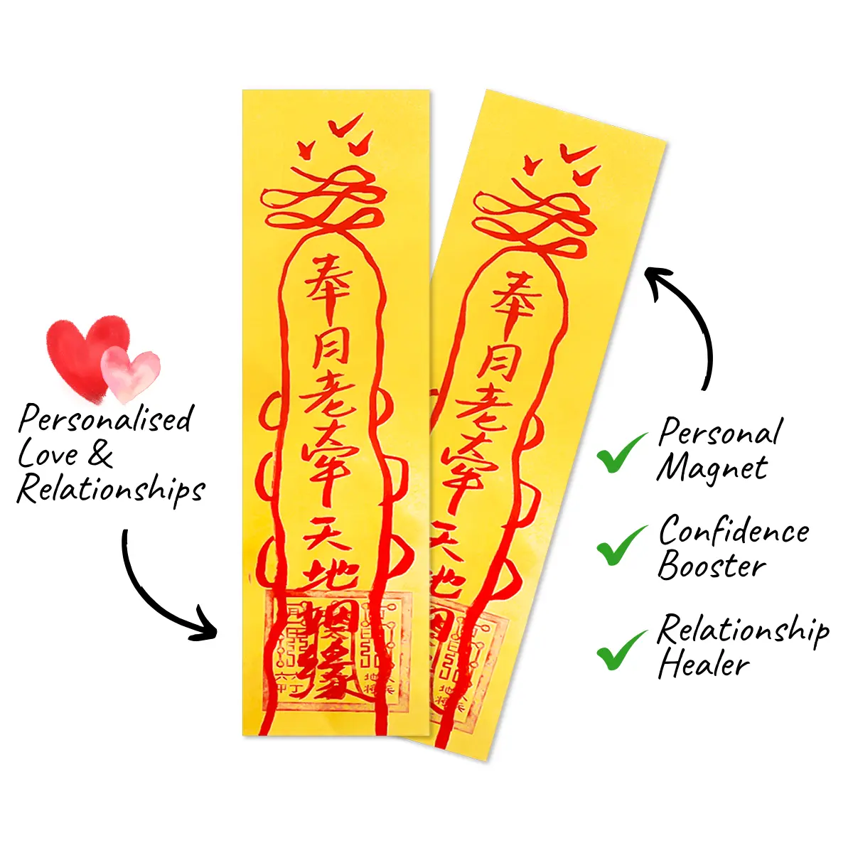 Romance Talisman - Personalised Talisman for Love & Relationships (2 Pieces)