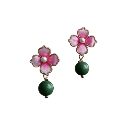 Scented Blossom Mulberry Silk Studs - Purity & Healing