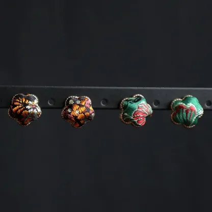 Song Brocade Flower Balance Earrings