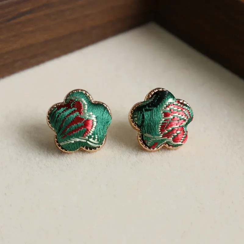 Song Brocade Flower Balance Earrings