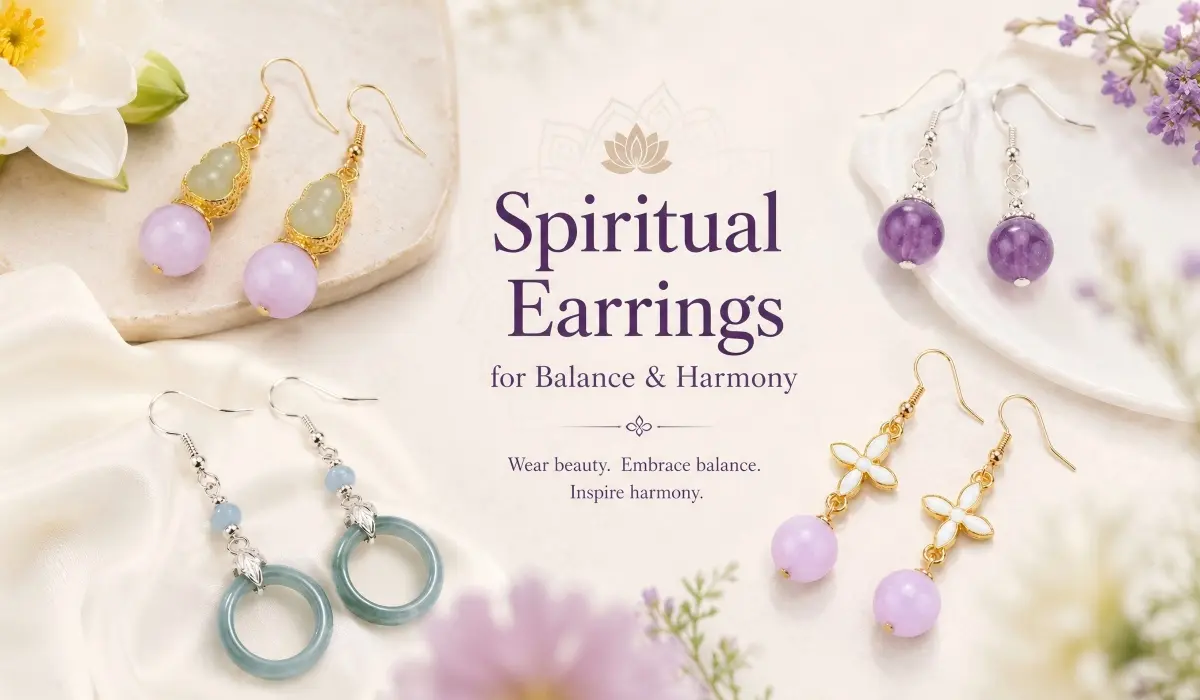 Spiritual Earrings for Balance & Harmony