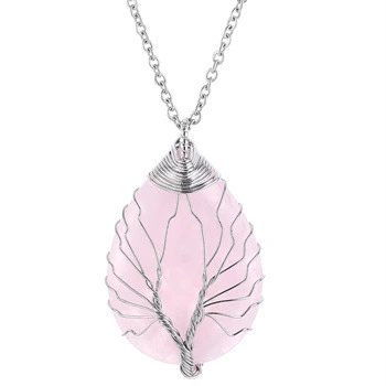 Tree of Life Gemstone Pendant Necklace – Growth, Connection & Positive Energy