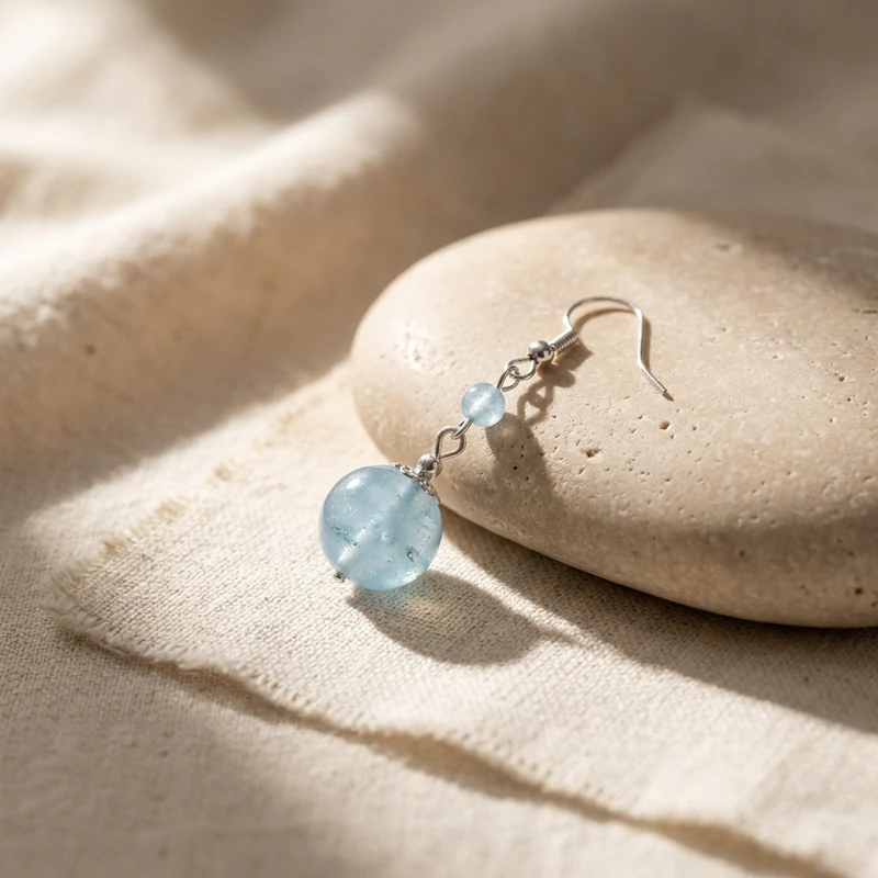 Aquamarine Earrings for Serene Expression & Inner Confidence