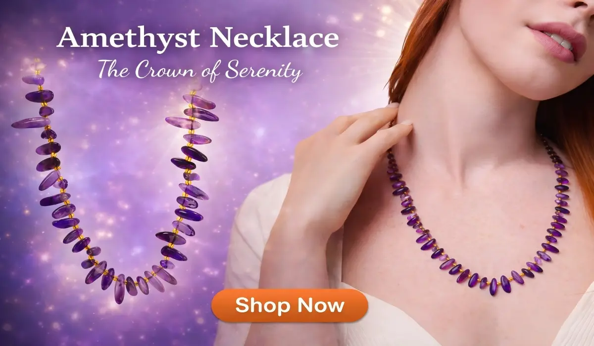 Amethyst Necklace &ndash; The Crown of Serenity