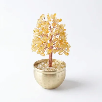 Citrine Crystal Money Tree for Wealth & Prosperity