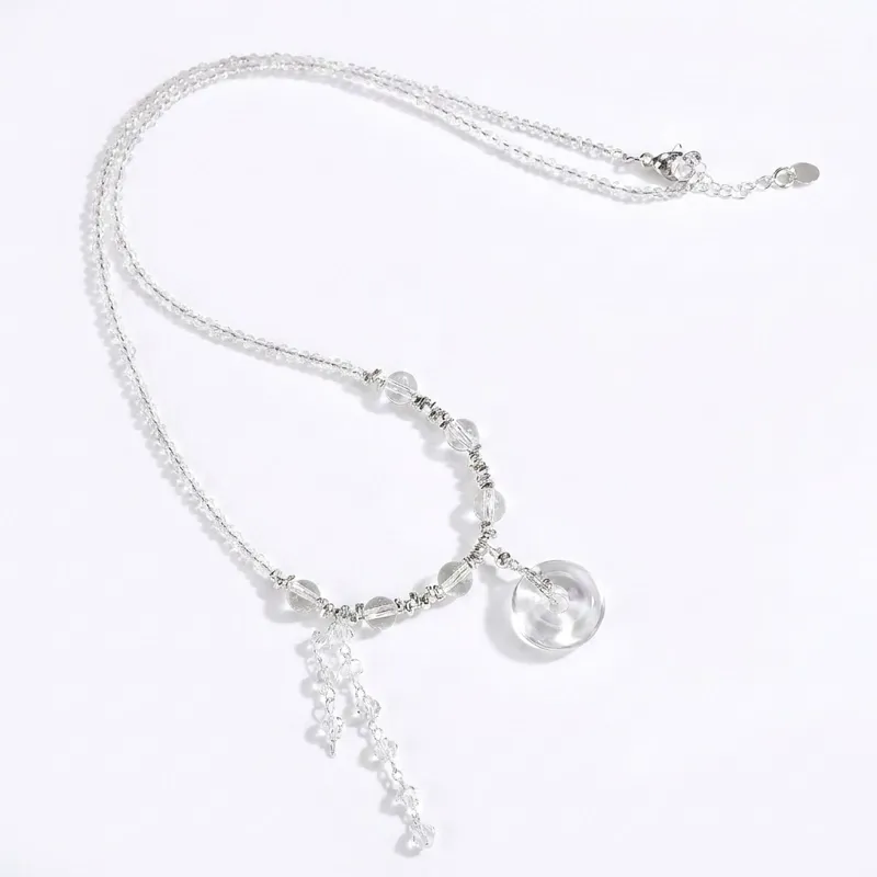 Clear Quartz Necklace – Inner Peace, Protection & Positive Energy