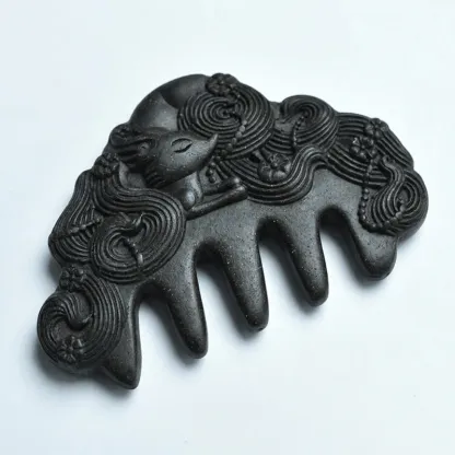 Polygonum Multiflorum Nine-Tailed Fox Massage Comb for Deep Relaxation & Spiritual Protection