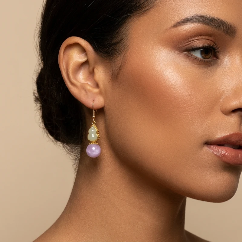 Kunzite Earrings – Inner Peace, Emotional Harmony & Radiant Joy