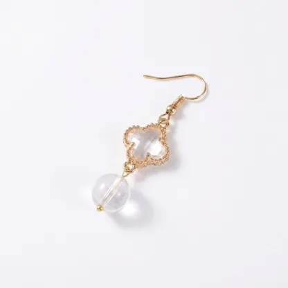 Clear Quartz Earrings for Mental Clarity & Inner Peace