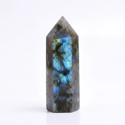 Labradorite Crystal Point for Inner Potential & Spiritual Protection