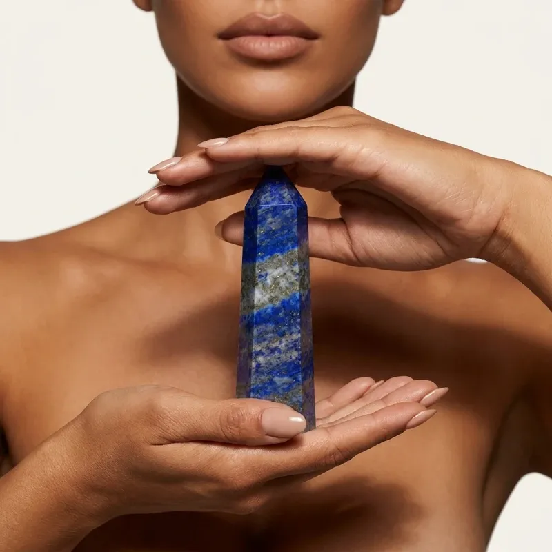 Lapis Lazuli Crystal Pillar – Inner Peace, Communication & Spiritual Insight